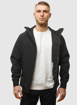 C.P. Shell-R Hooded Goggle Jacket - Black