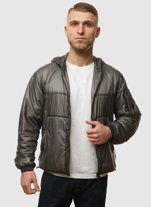 Nada Shell Primaloft® Hooded Lens Jacket - Smoked Pearl