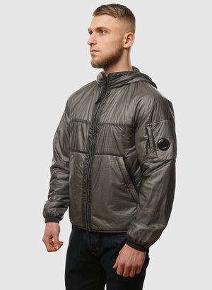 Nada Shell Primaloft® Hooded Lens Jacket - Smoked Pearl