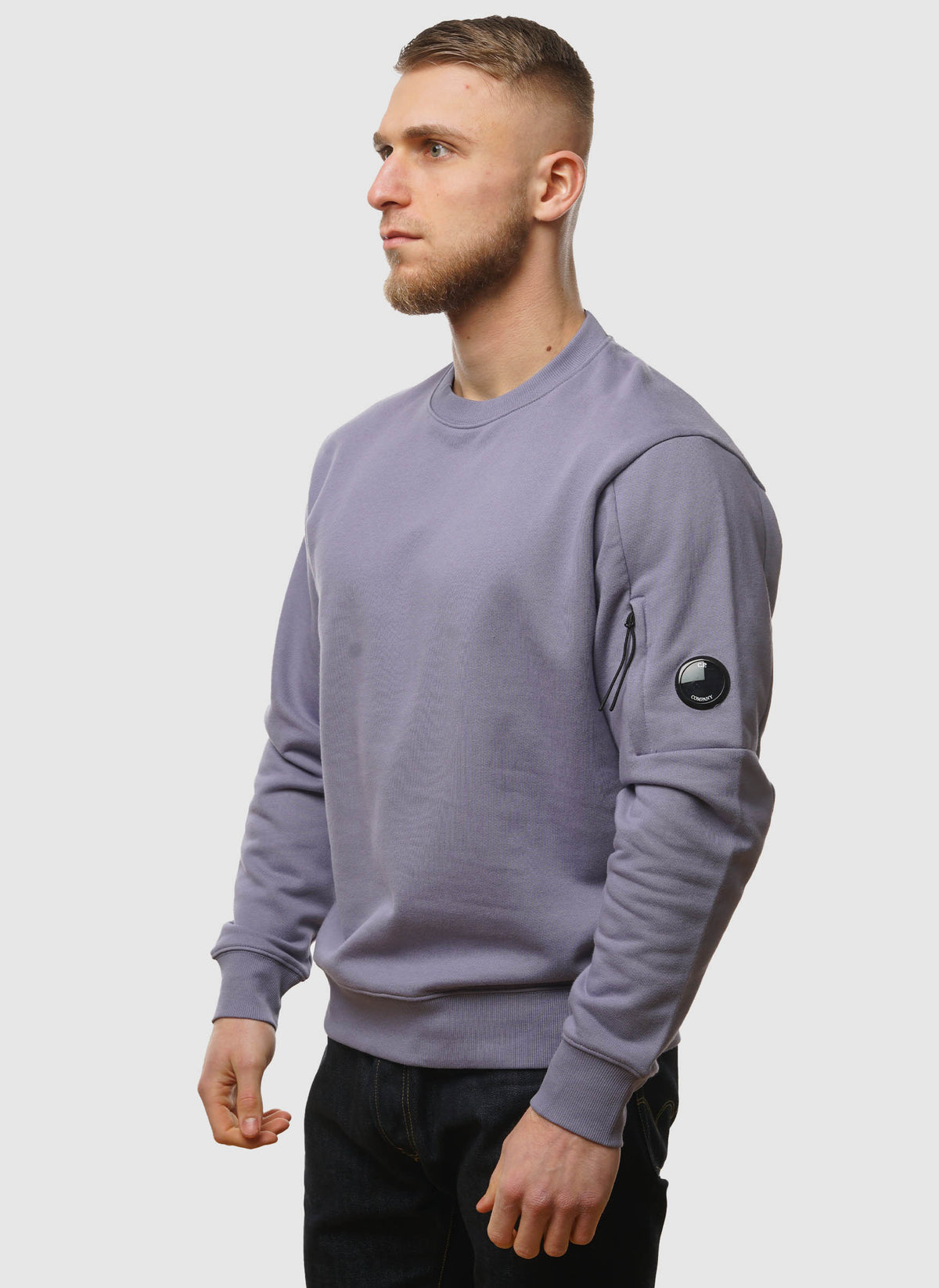 Lens Crew Neck Sweatshirt - Lavender Violett