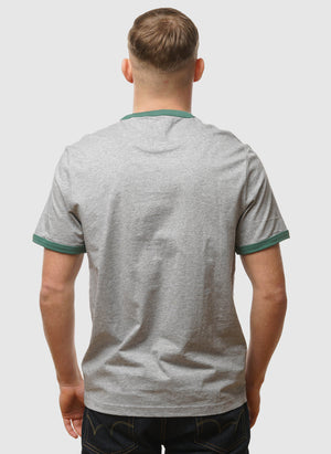 Groves Ringer T-Shirt - Grey Marl