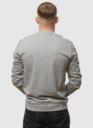 Tim New Crew Neck Sweatshirt - Light Grey Marl