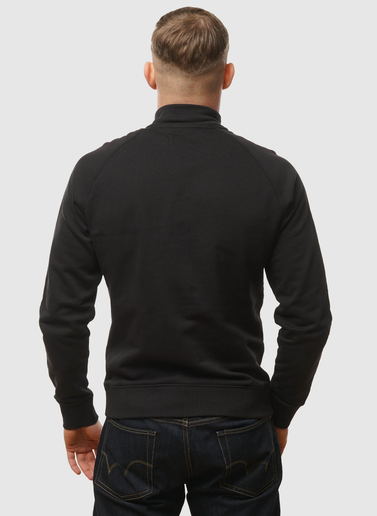 Jim 1/4 Zip Sweatshirt - Black