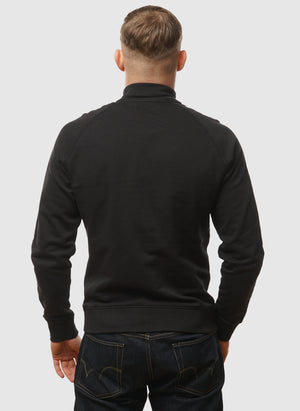 Jim 1/4 Zip Sweatshirt - Black