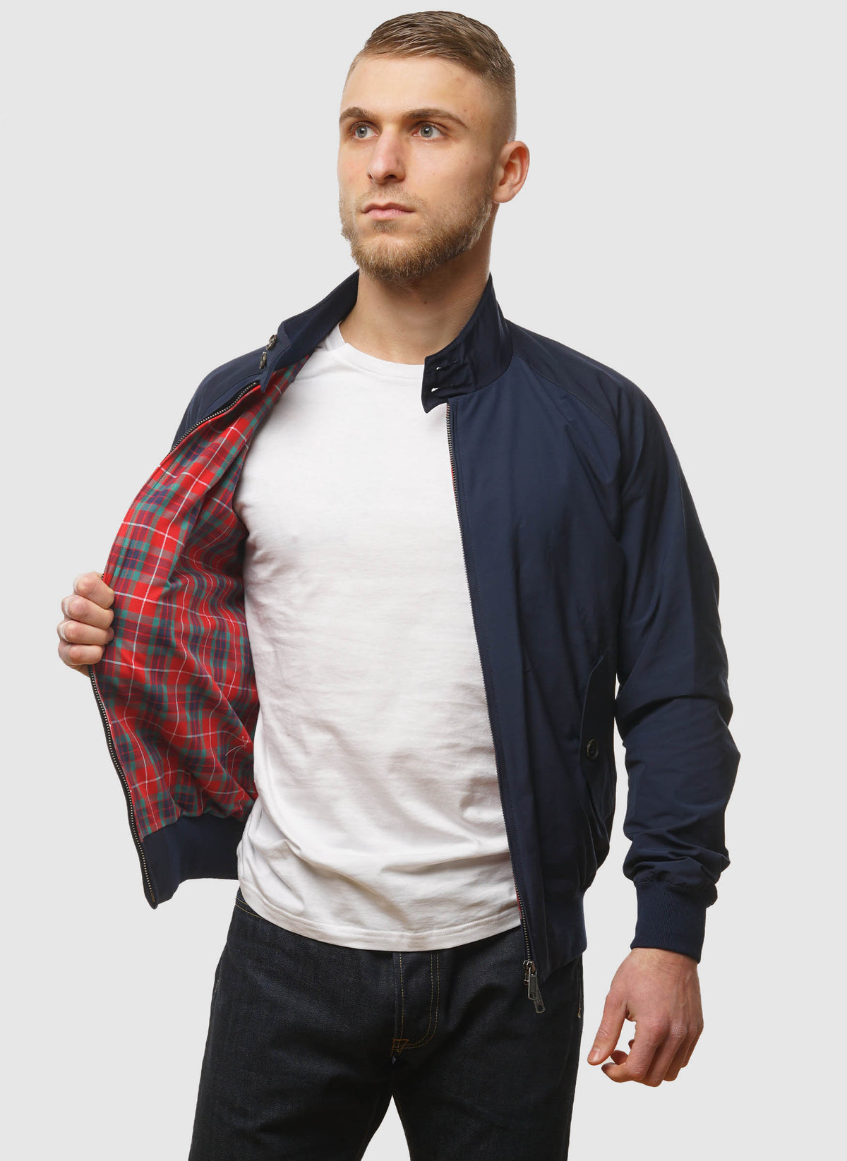 G9 Classic Harrington Jacket - Navy