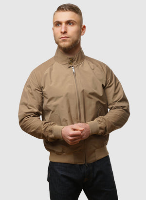 G9 Classic Harrington Jacket - Tan