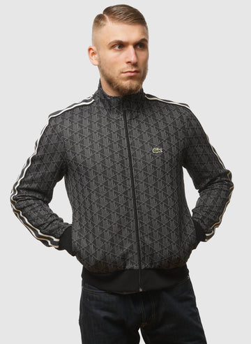 Patterned Tracktop - Black/Graphite