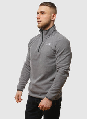 100 Glacier Fleece 1/4-Zip - Medium Grey Heather