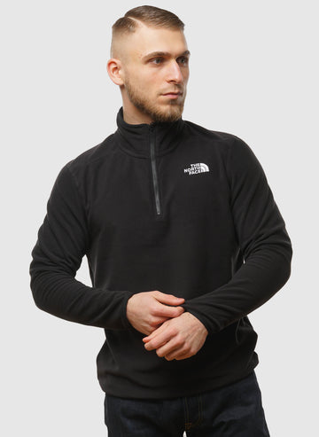 100 Glacier Fleece 1/4-Zip - Black