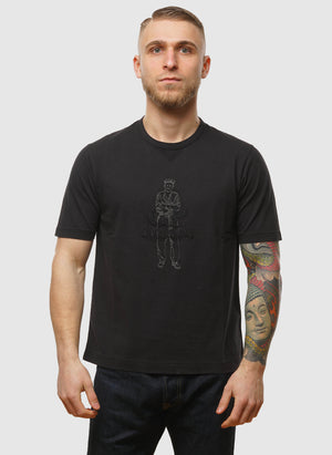 British Sailor Jersey T-Shirt - Black