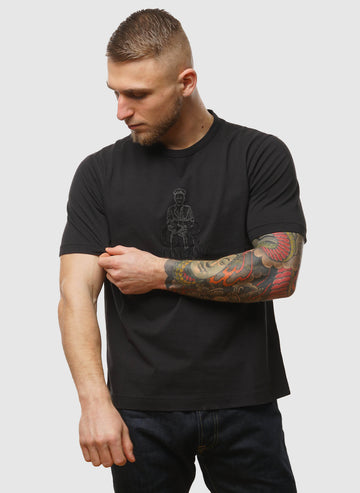 British Sailor Jersey T-Shirt - Black