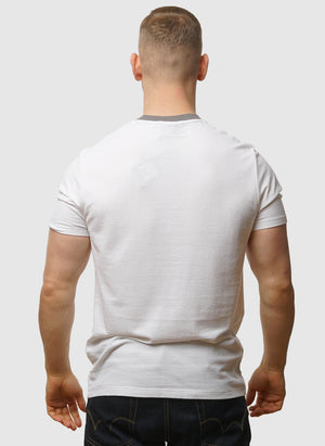 Contrast Collar T-Shirt - White