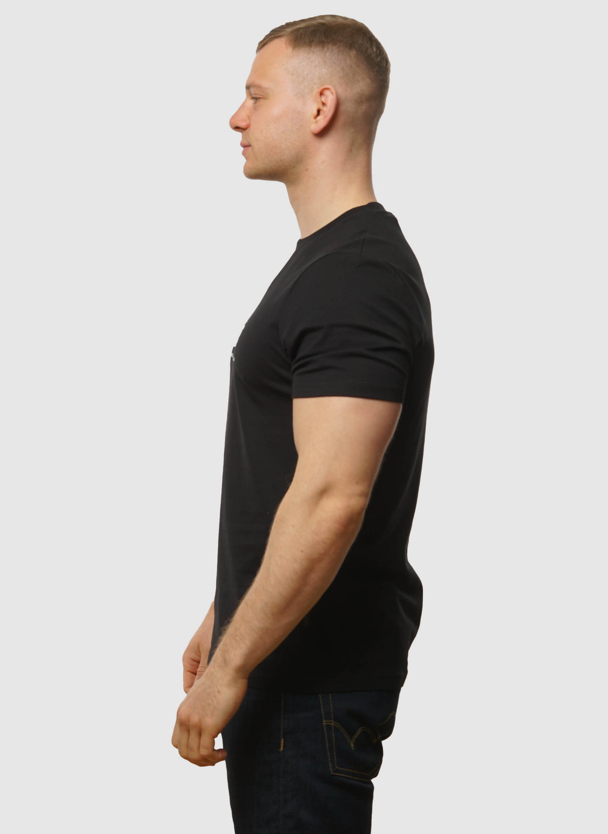 Defender Graphic T-Shirt - Jet Black