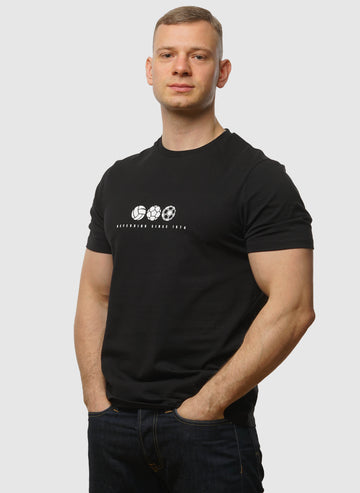 Defender Graphic T-Shirt - Jet Black