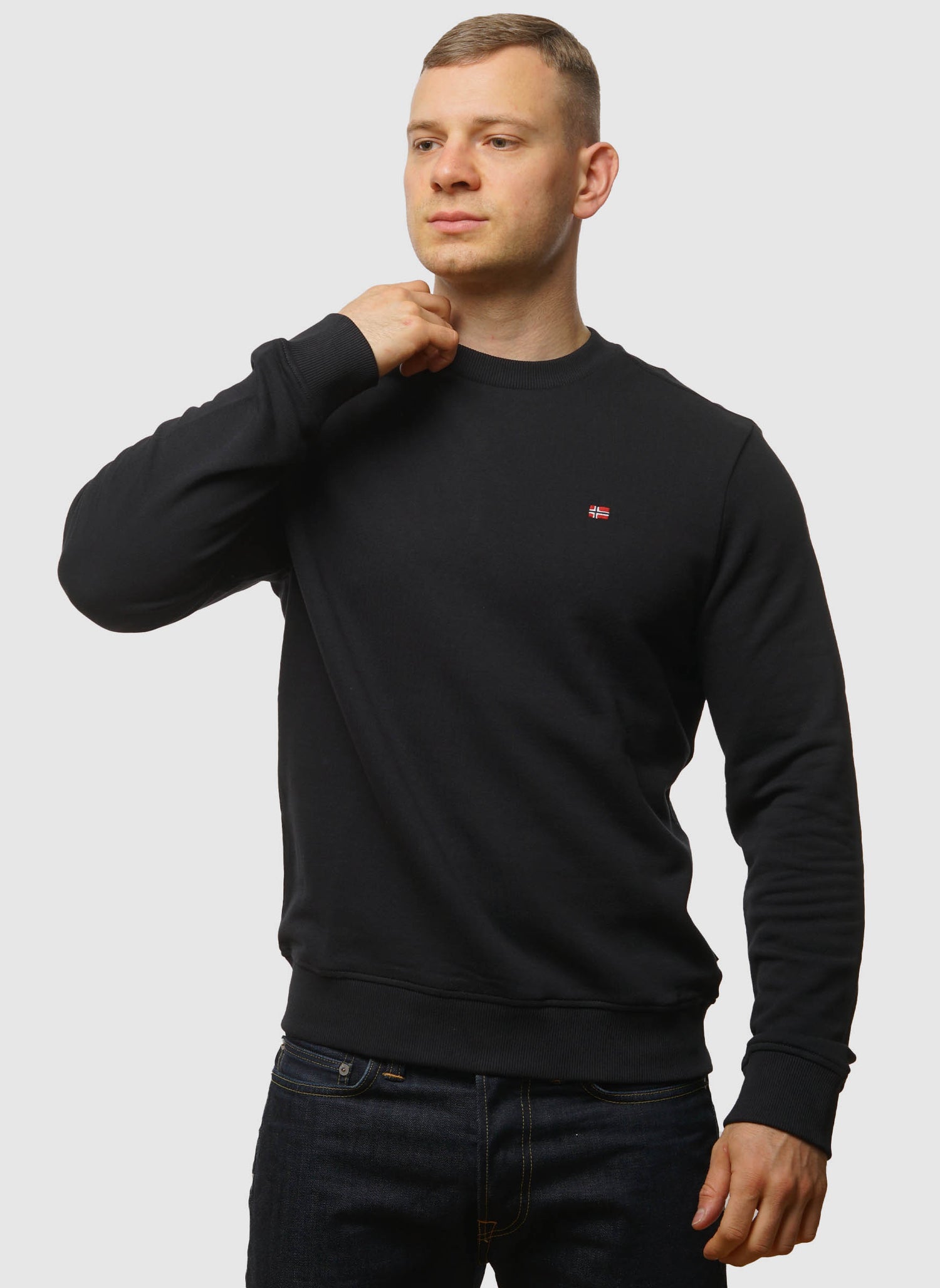 Balis Crew Neck Sweatshirt - Black