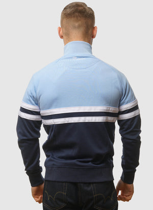 Rimini Tracktop - Light Blue/Navy