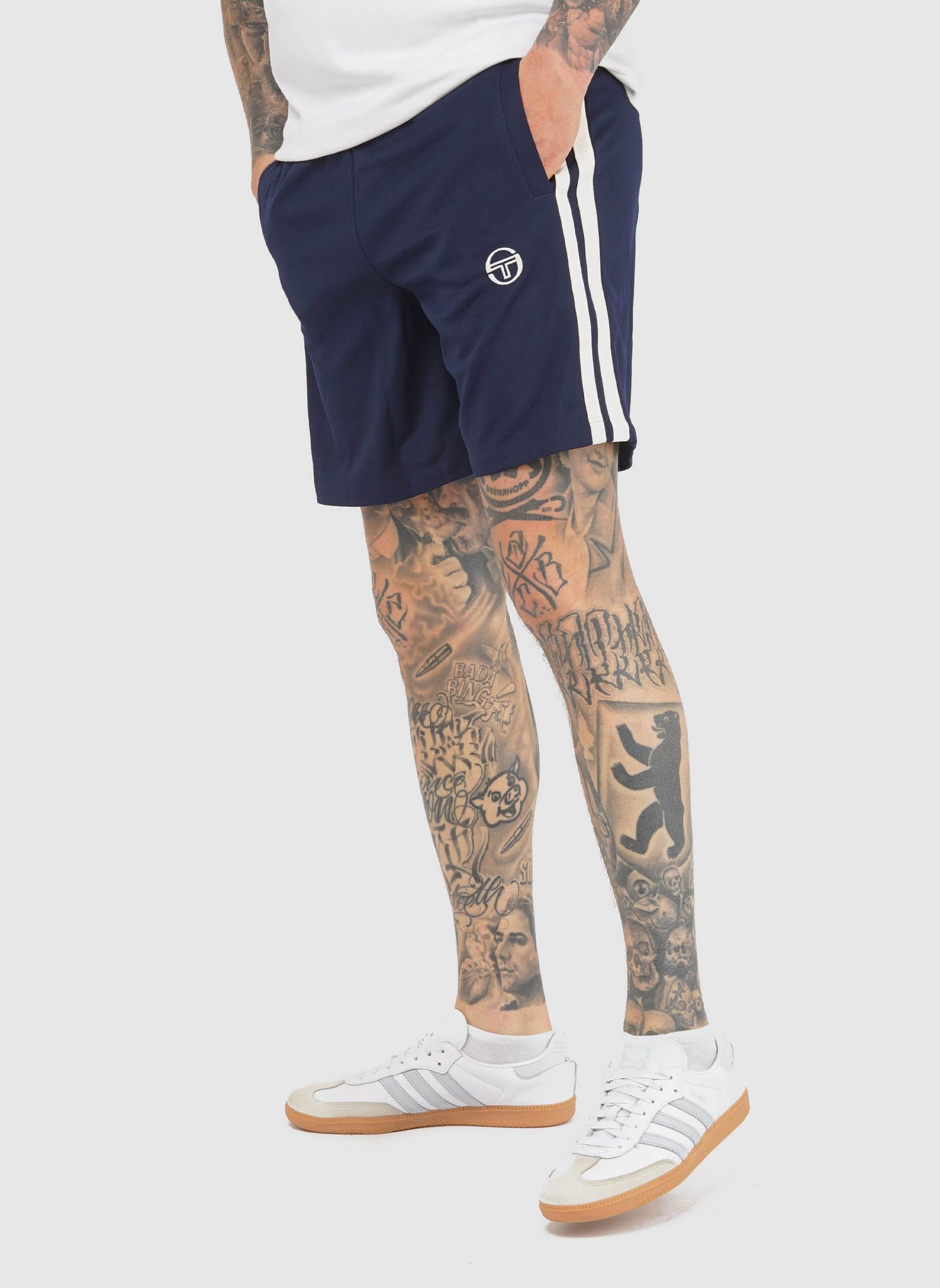 Pietra Pertosa Short - Maritime Blue/Gardenia