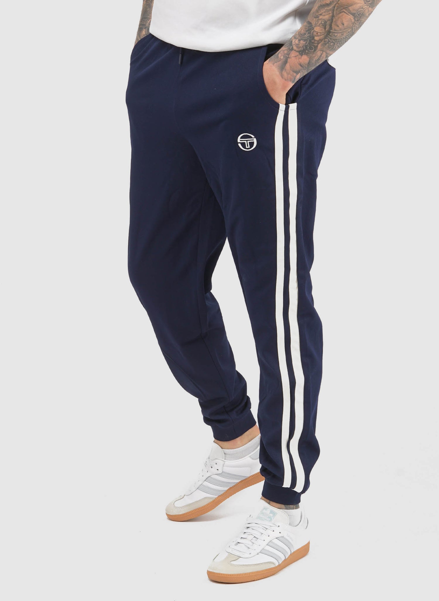 New Damarindo Pants -Maritime Blue/Gardenia