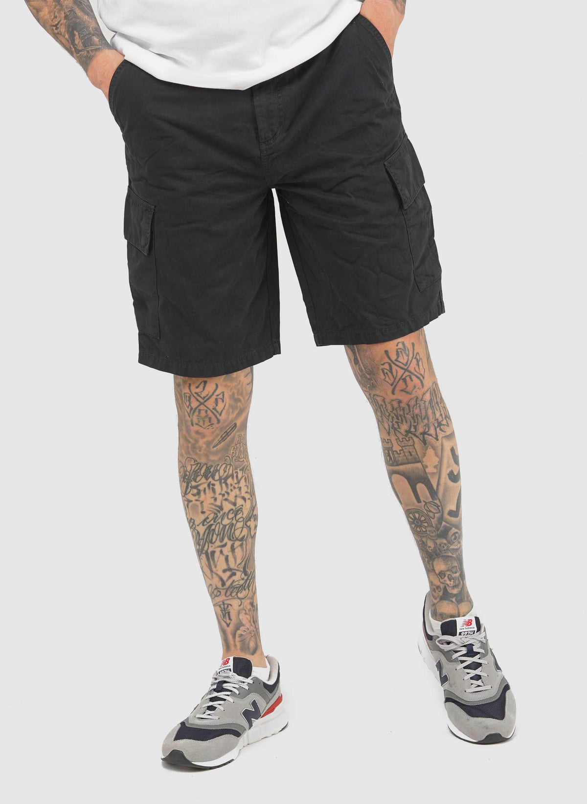 Cargo Shorts - Jet Black