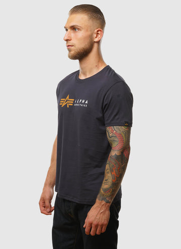 Alpha Label T-Shirt - Rep Blue