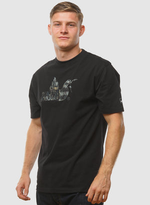 Camo Dove T-Shirt - Black