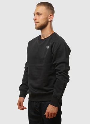 Box NSE Raglan Crew Neck - Black