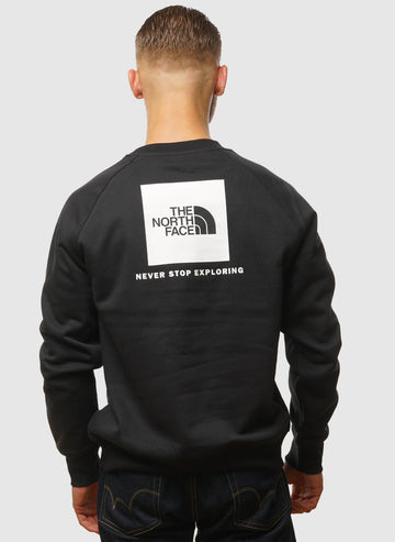 Box NSE Raglan Crew Neck - Black