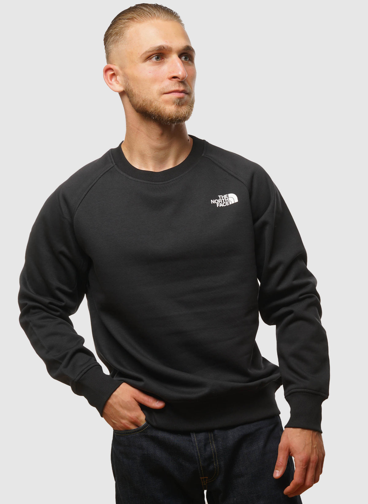 Box NSE Raglan Crew Neck - Black