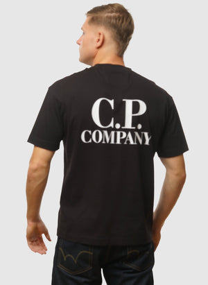 Typo Logo Jersey T-Shirt - Black