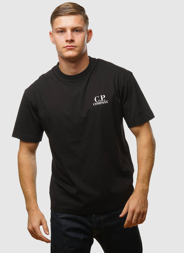 Typo Logo Jersey T-Shirt - Black