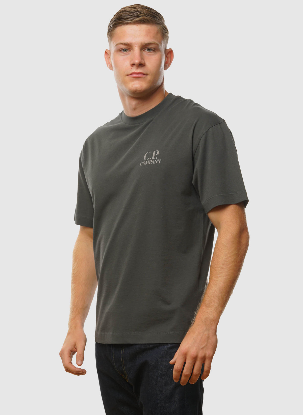 Typo Logo Jersey T-Shirt - Dark Shadow