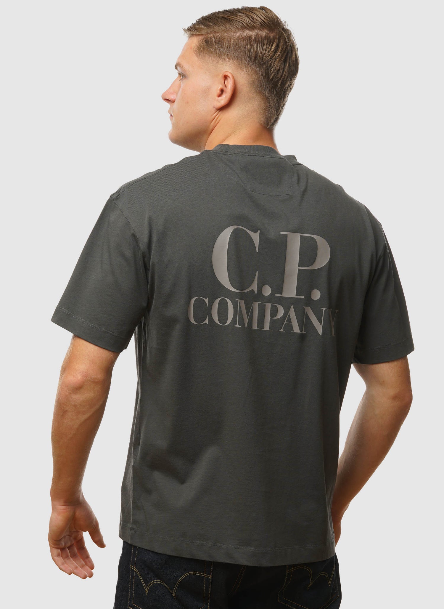 Typo Logo Jersey T-Shirt - Dark Shadow