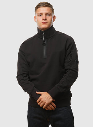 Lens Quarter-Zip Sweatshirt - Black