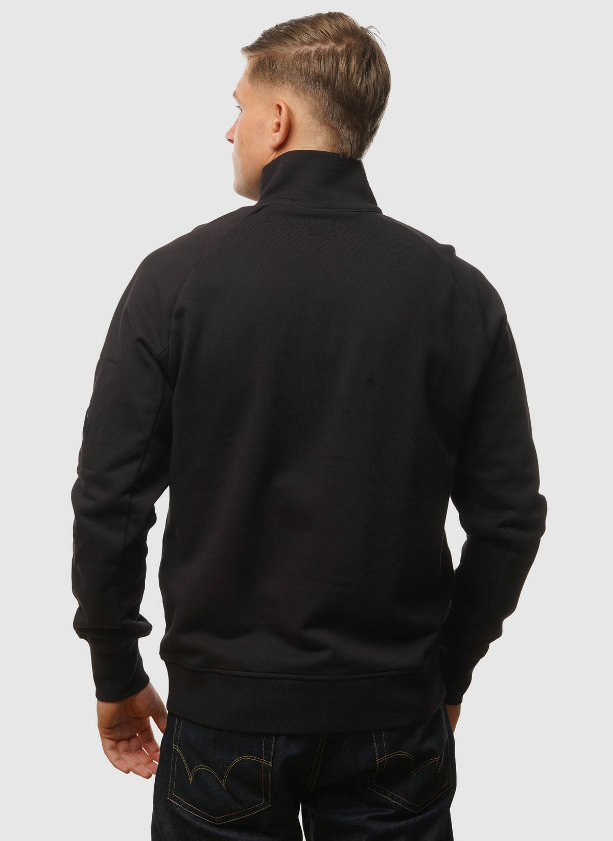 Lens Quarter-Zip Sweatshirt - Black