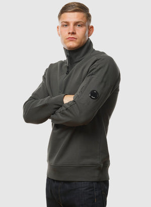 Lens Quarter-Zip Sweatshirt - Dark Shadow