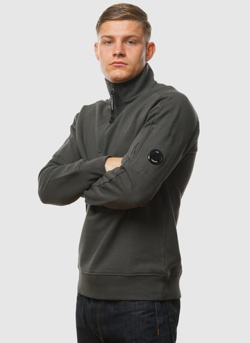 Lens Quarter-Zip Sweatshirt - Dark Shadow
