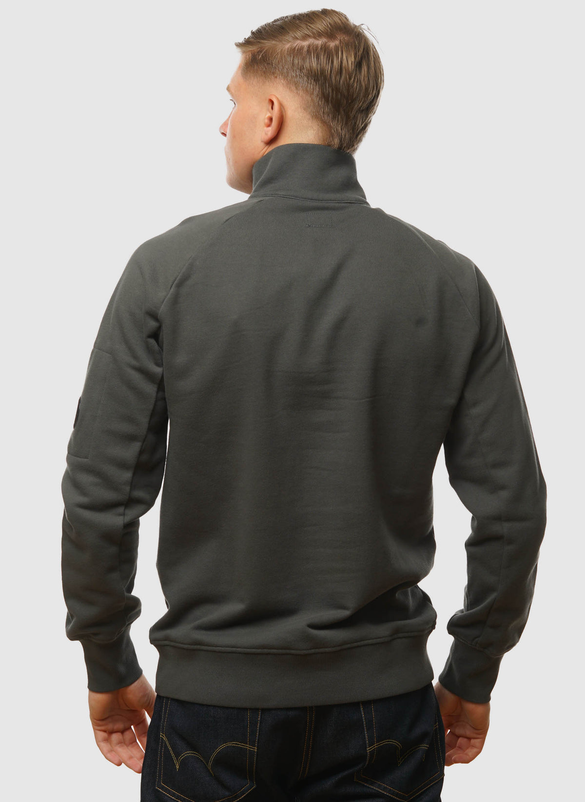Lens Quarter-Zip Sweatshirt - Dark Shadow