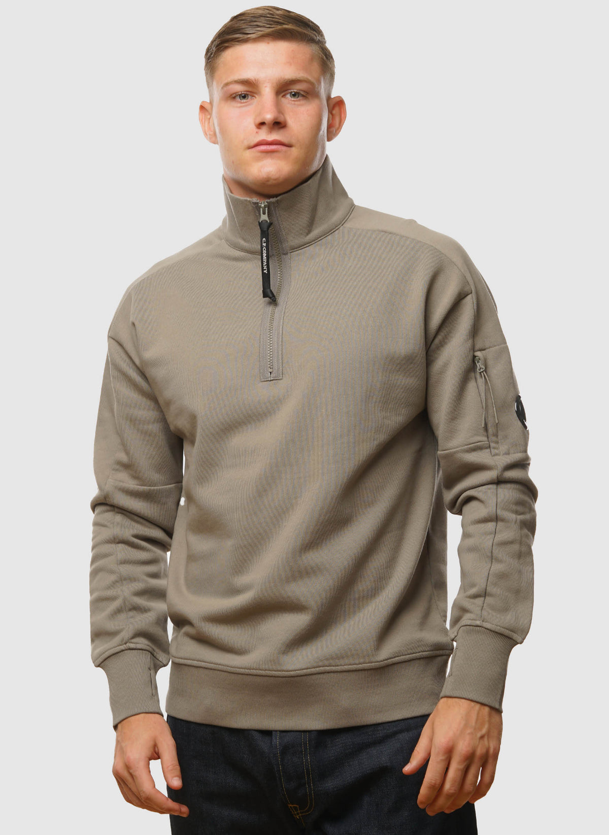 Lens Quarter-Zip Sweatshirt - Fallen Rock
