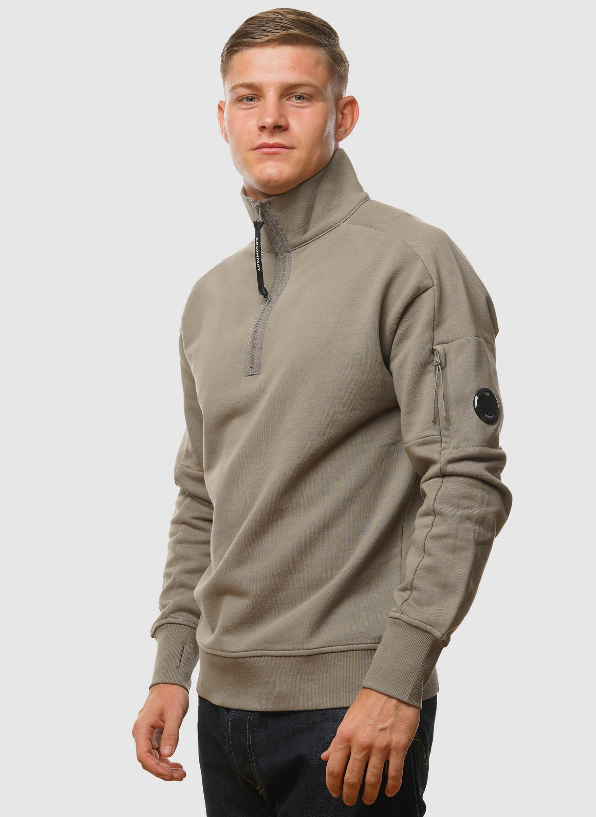 Lens Quarter-Zip Sweatshirt - Fallen Rock