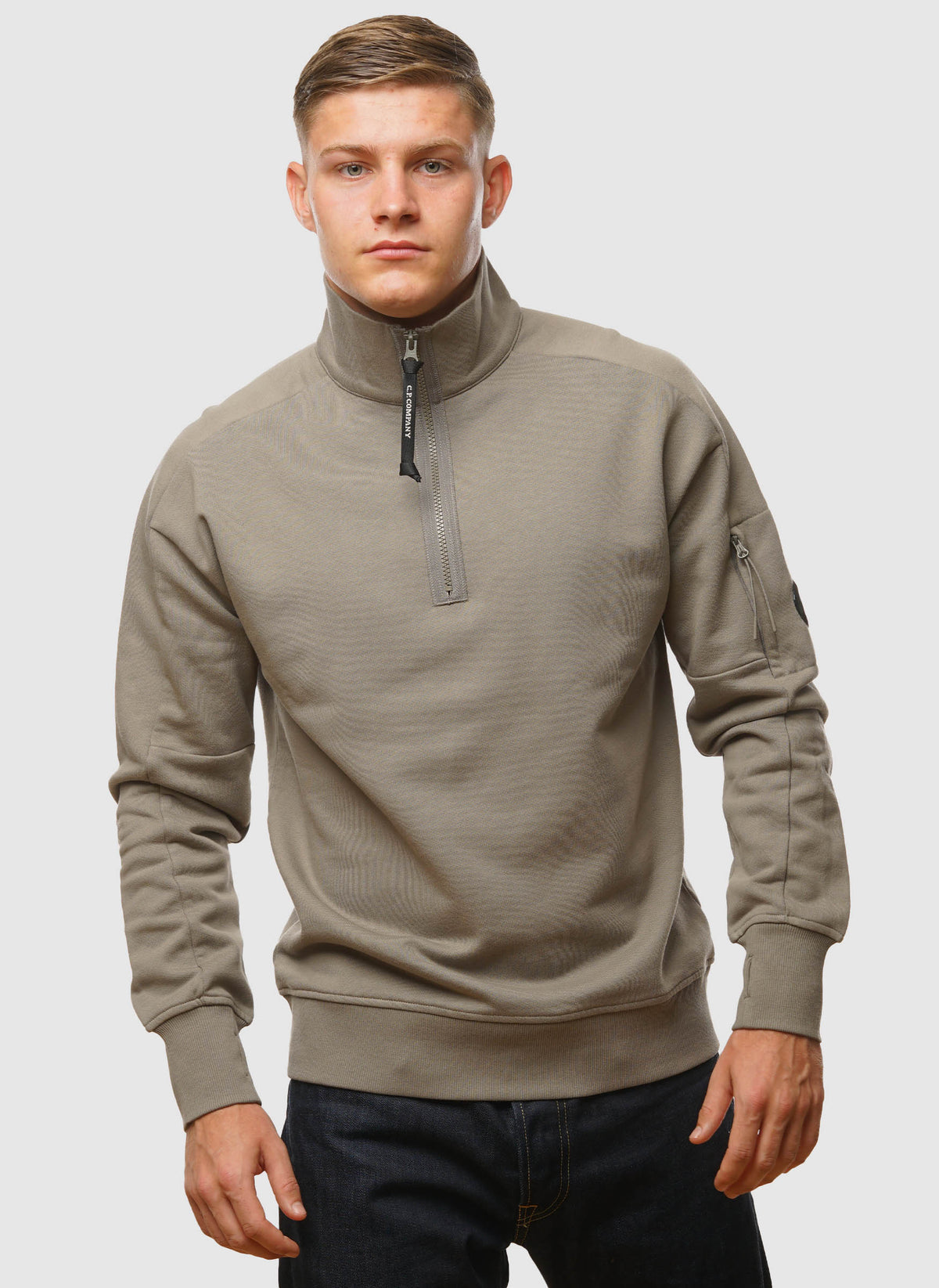 Lens Quarter-Zip Sweatshirt - Fallen Rock