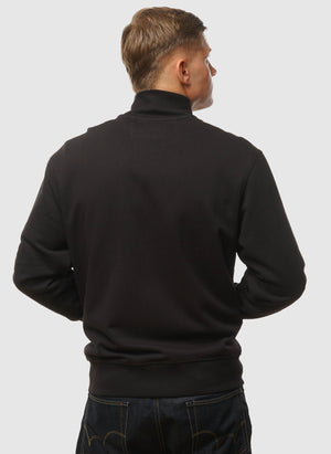 C.P. Logo Sweatshirt Jacket - Black