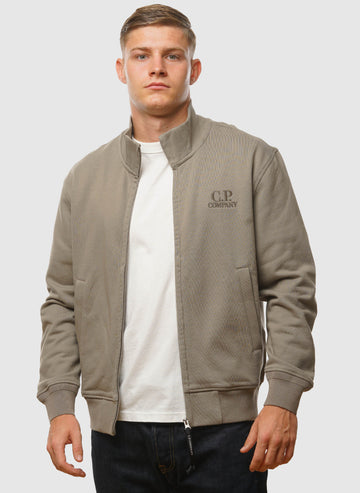 C.P. Logo Sweatshirt Jacket - Fallen Rock