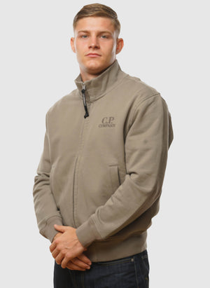 C.P. Logo Sweatshirt Jacket - Fallen Rock