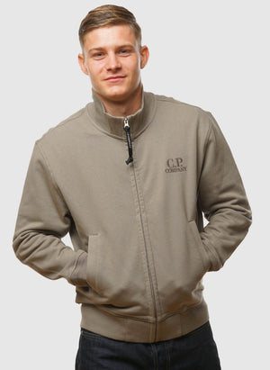 C.P. Logo Sweatshirt Jacket - Fallen Rock