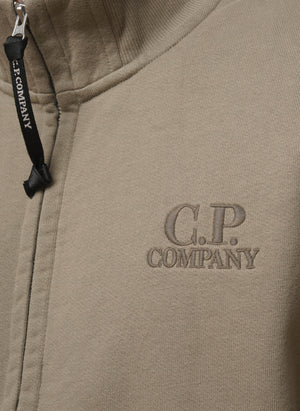 C.P. Logo Sweatshirt Jacket - Fallen Rock