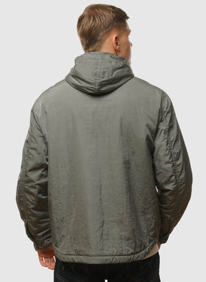 Chrome-R Padded Lens Overshirt - Gunmetal