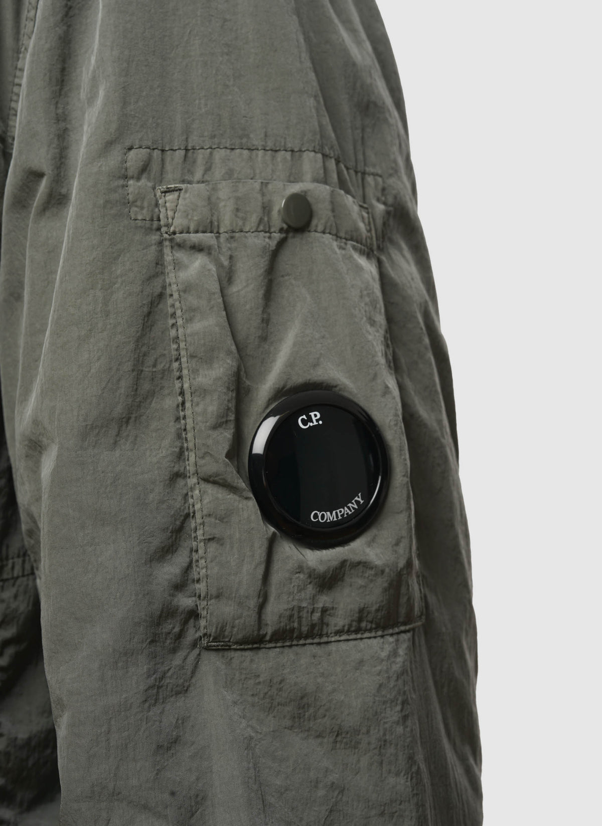 Chrome-R Padded Lens Overshirt - Gunmetal