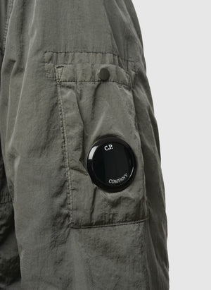 Chrome-R Padded Lens Overshirt - Gunmetal