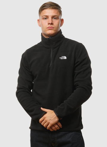 Glacier Fleece 1/4 Zip Jacket - Black