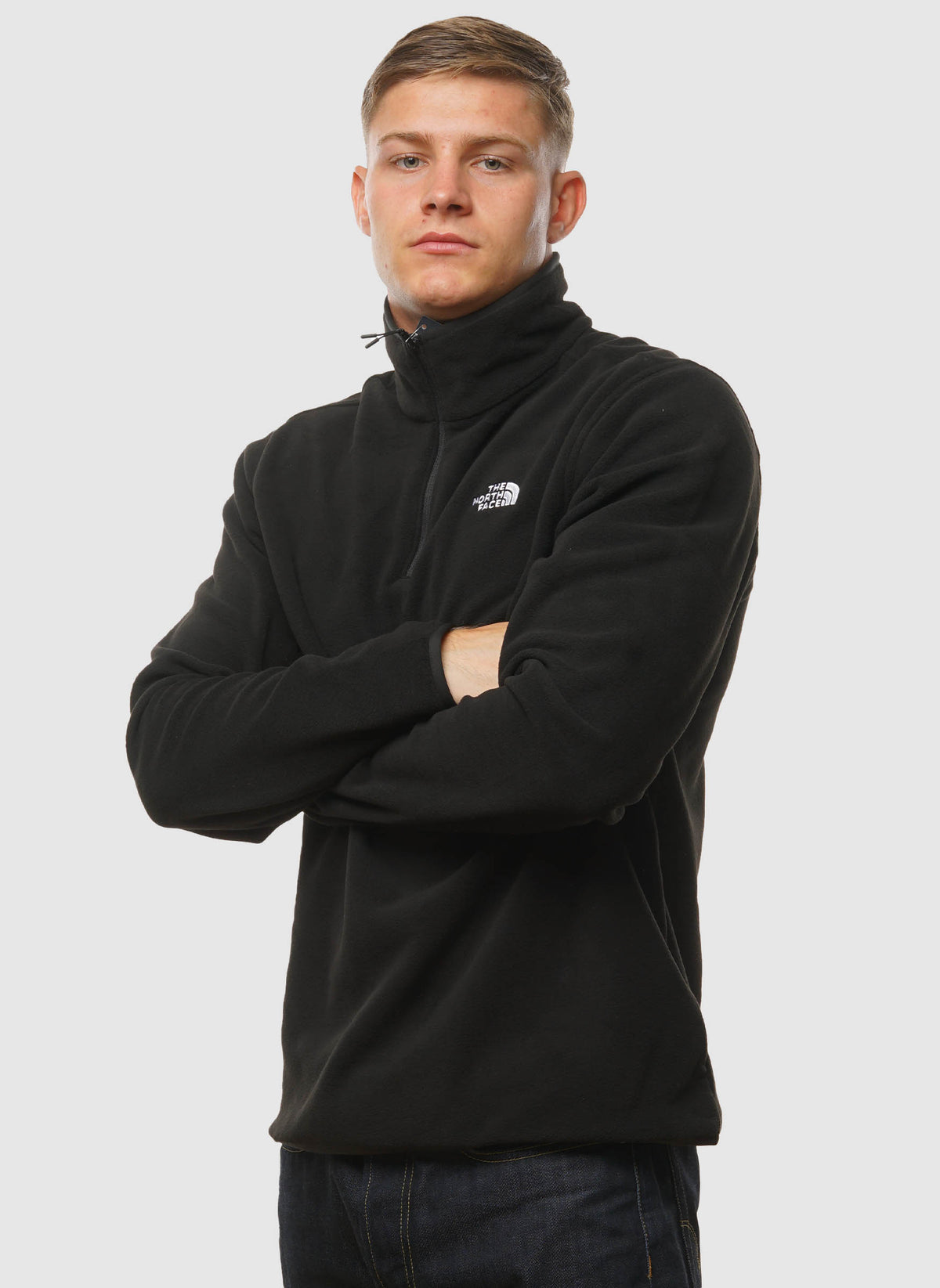 Glacier Fleece 1/4 Zip Jacket - Black